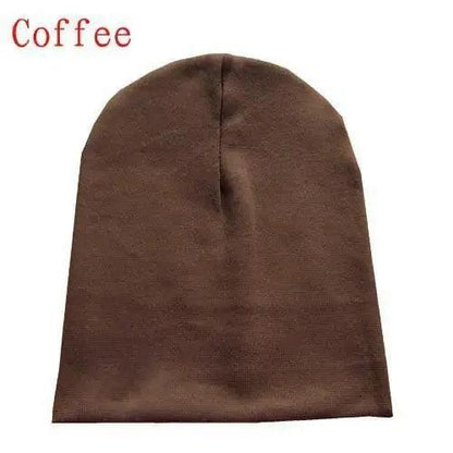 New Trendy  Baby Street Dance Hip Hat Cotton Spring Autumn Toddler Cap Scarf For Boys Girls Winter Warm Solid Color Children Hat Men&