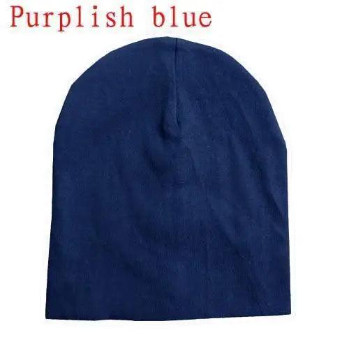 New Trendy  Baby Street Dance Hip Hat Cotton Spring Autumn Toddler Cap Scarf For Boys Girls Winter Warm Solid Color Children Hat Men&