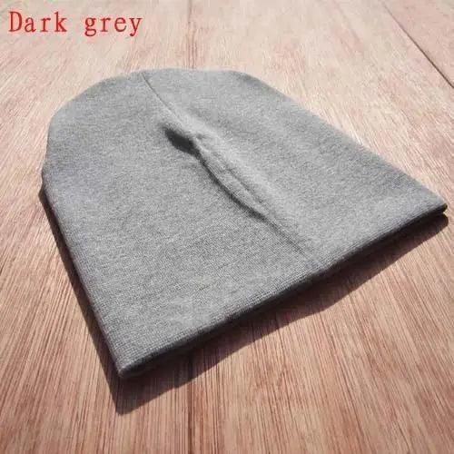 New Trendy  Baby Street Dance Hip Hat Cotton Spring Autumn Toddler Cap Scarf For Boys Girls Winter Warm Solid Color Children Hat Men&