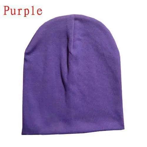 New Trendy  Baby Street Dance Hip Hat Cotton Spring Autumn Toddler Cap Scarf For Boys Girls Winter Warm Solid Color Children Hat Men&