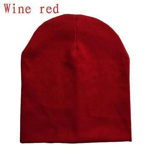 New Trendy  Baby Street Dance Hip Hat Cotton Spring Autumn Toddler Cap Scarf For Boys Girls Winter Warm Solid Color Children Hat Men&
