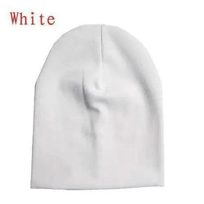 New Trendy  Baby Street Dance Hip Hat Cotton Spring Autumn Toddler Cap Scarf For Boys Girls Winter Warm Solid Color Children Hat Men&