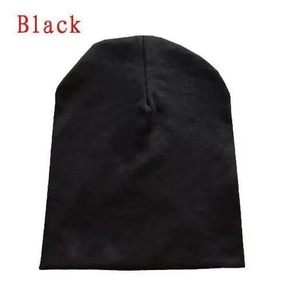 New Trendy  Baby Street Dance Hip Hat Cotton Spring Autumn Toddler Cap Scarf For Boys Girls Winter Warm Solid Color Children Hat Men&