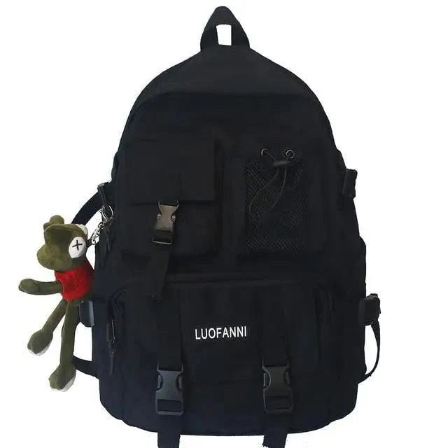 New Trendy Nylon Backpack For Women, Girls And Boy Stylish Travel Mesh, Student College School Bag, Cool Laptop Backpack For Women And Men