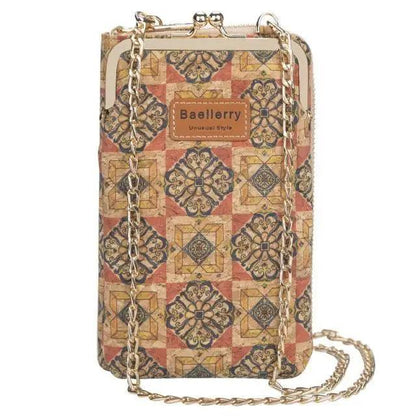 New Women Pu Leather Handbags Large Capacity Multifunctional Crossbody Bag Phone Wallet - Luxury Female Designer Bags