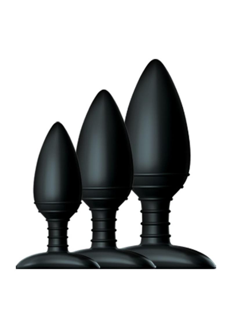 Nexus Butt Plug Trio 3 Piece Silicone Butt Plug