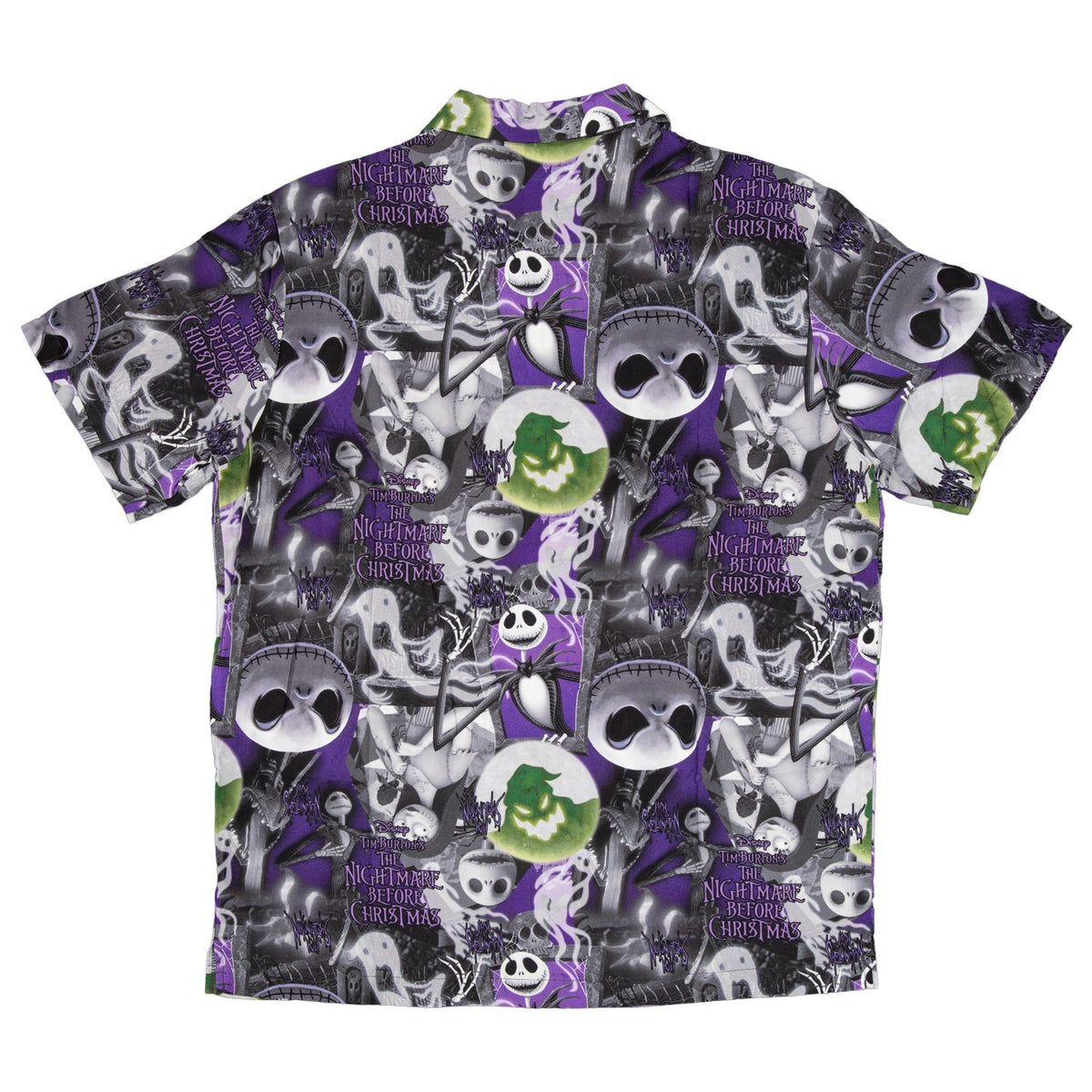 Nightmare Before Christmas Jack All Over Button Up Shirt
