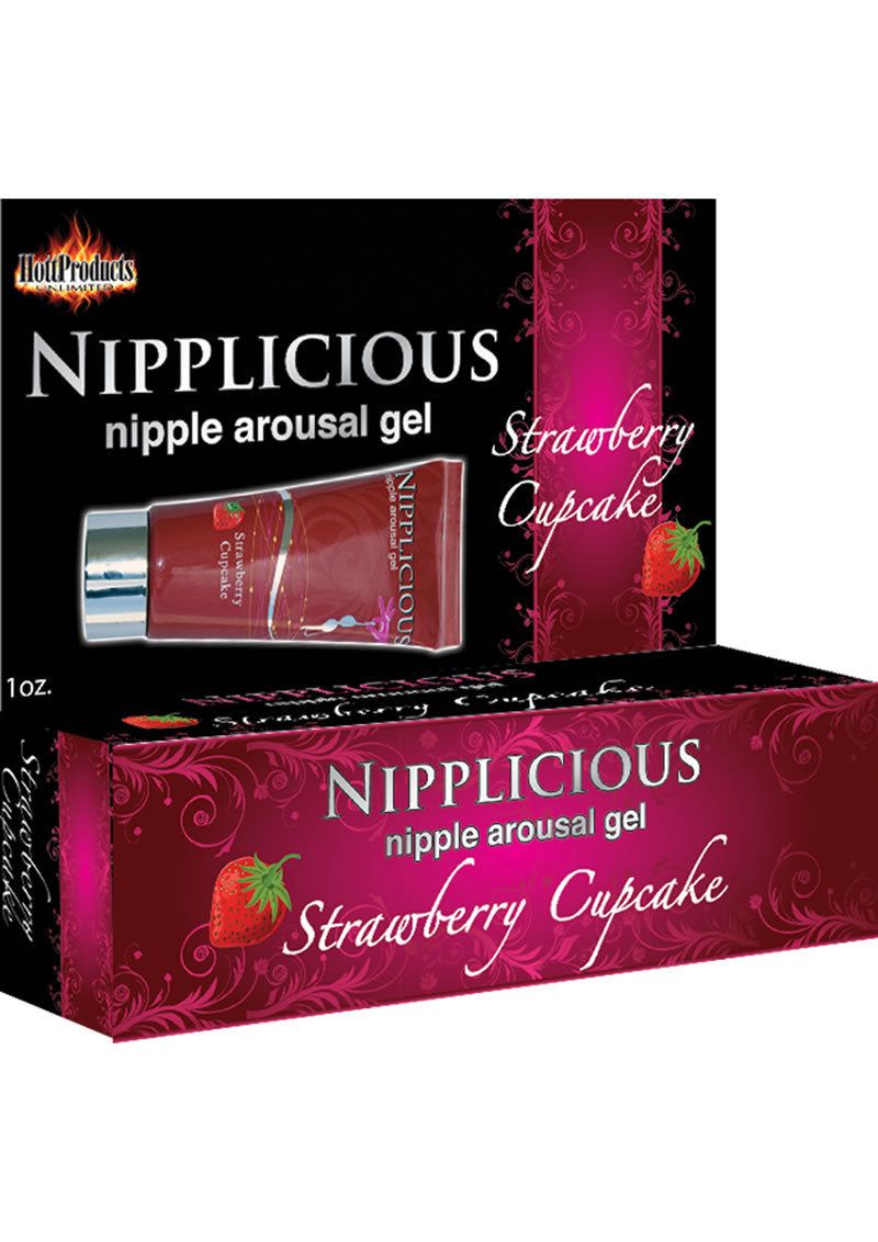 Nipplicious Strawberry Cupcake Nipple Arousal Gel