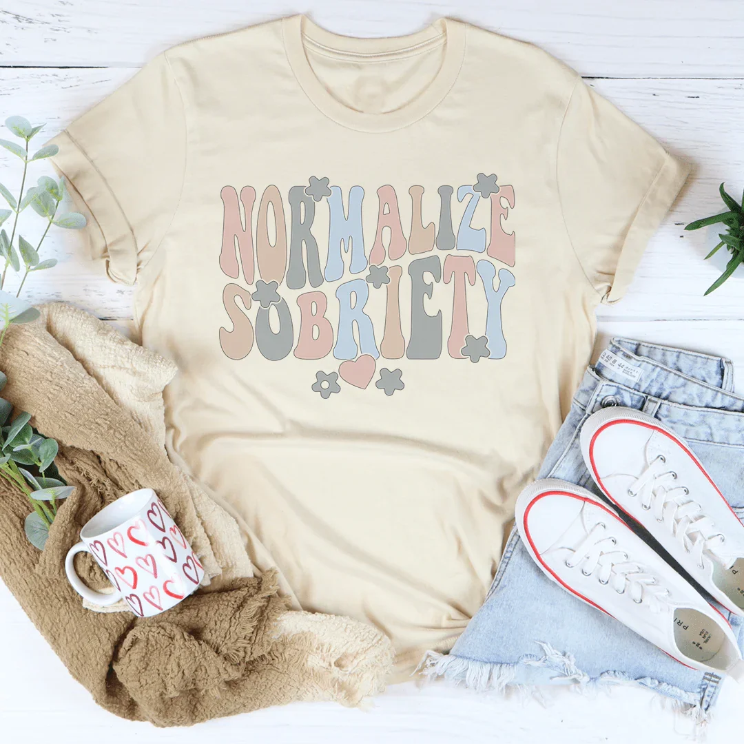 Normalize Sobriety Tee