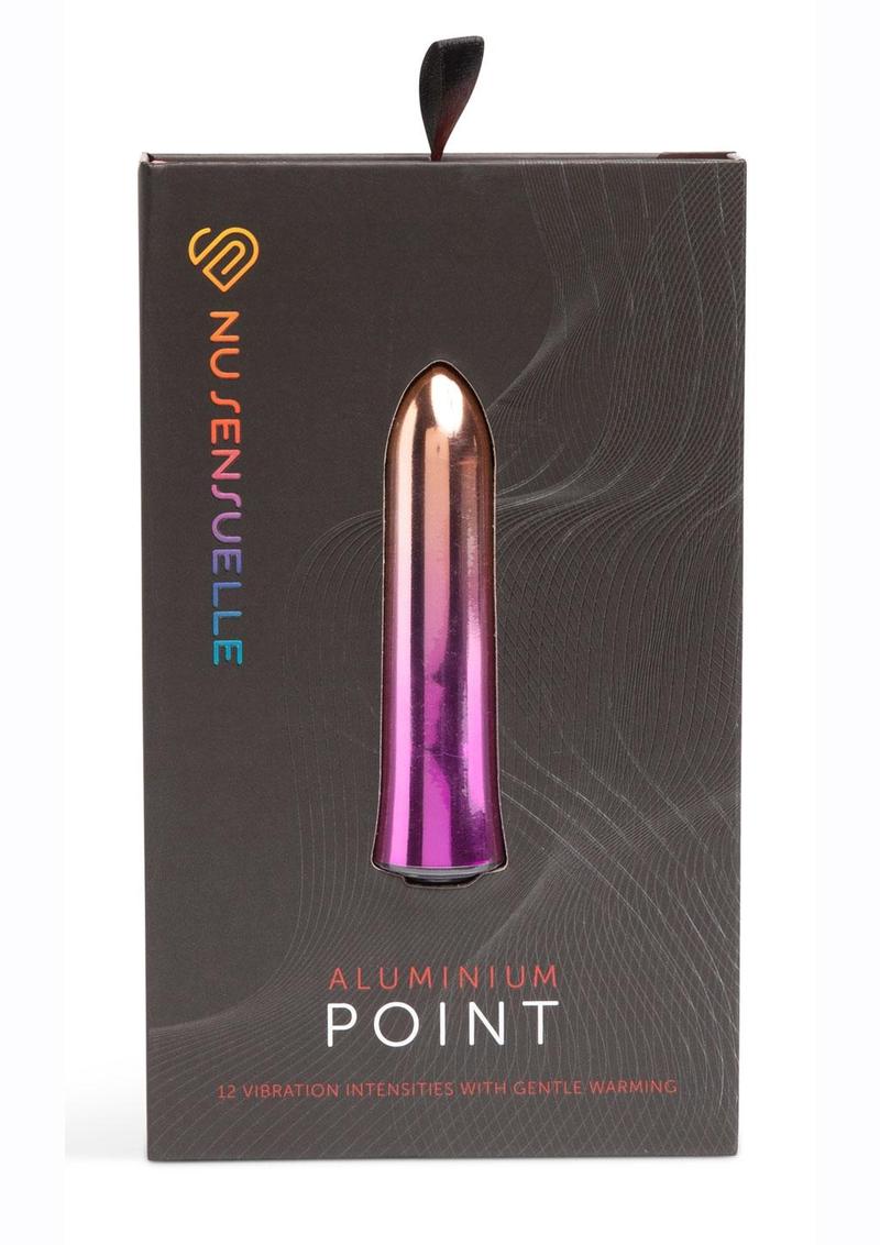 Nu Sensuelle Aluminium Point Rechargeable Warming Bullet