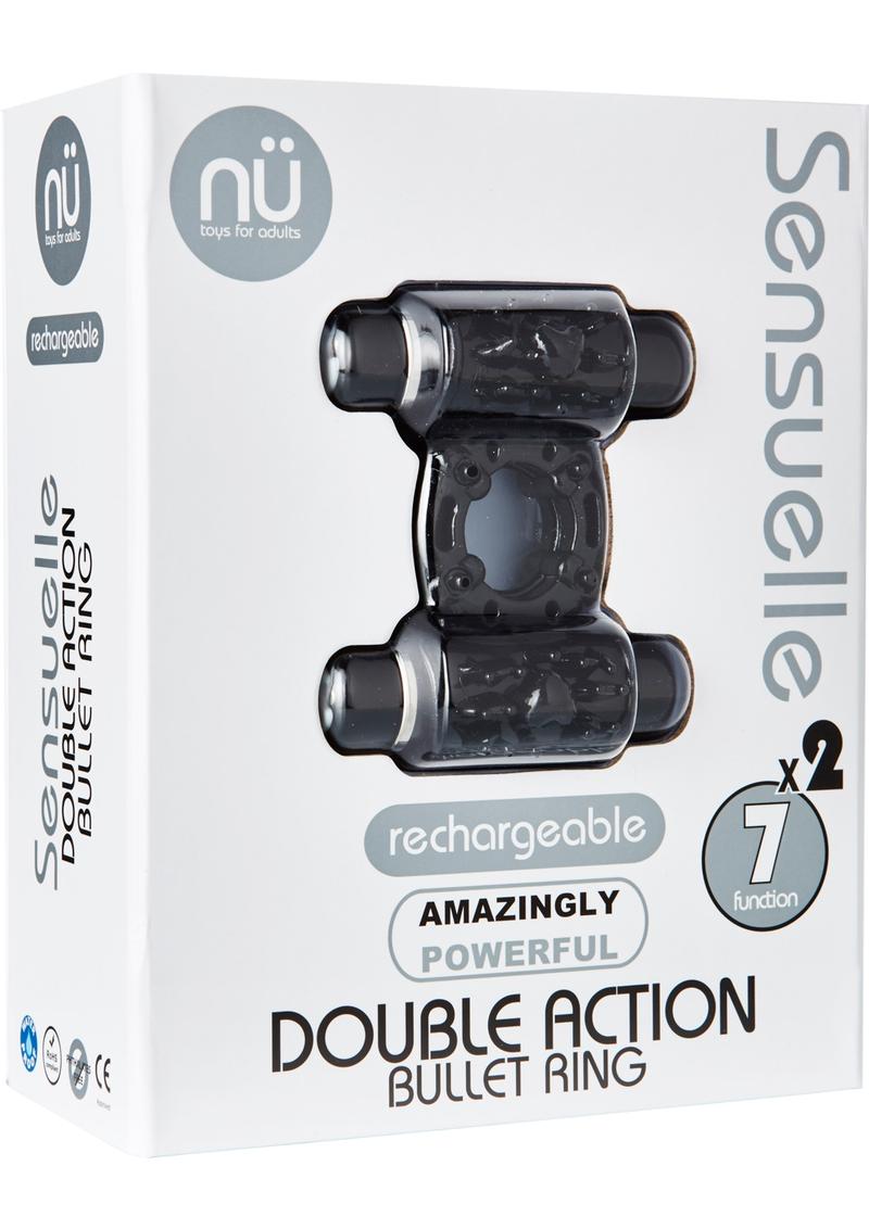 Nu Sensuelle Double Action Bullet Ring Rechargeable