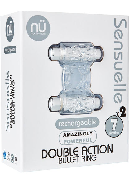 Nu Sensuelle Double Action Bullet Ring Rechargeable