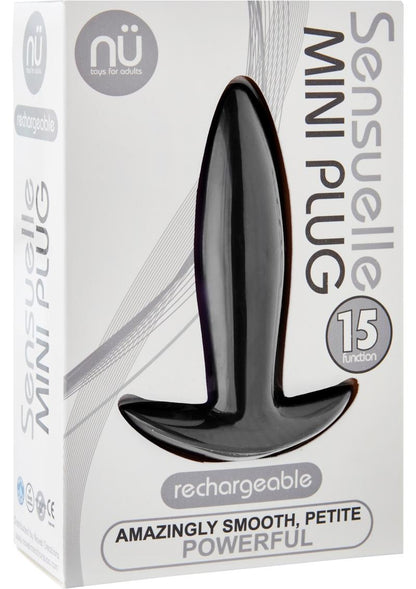 Nu Sensuelle Mini Rechargeable Silicone Vibrating Butt Plug