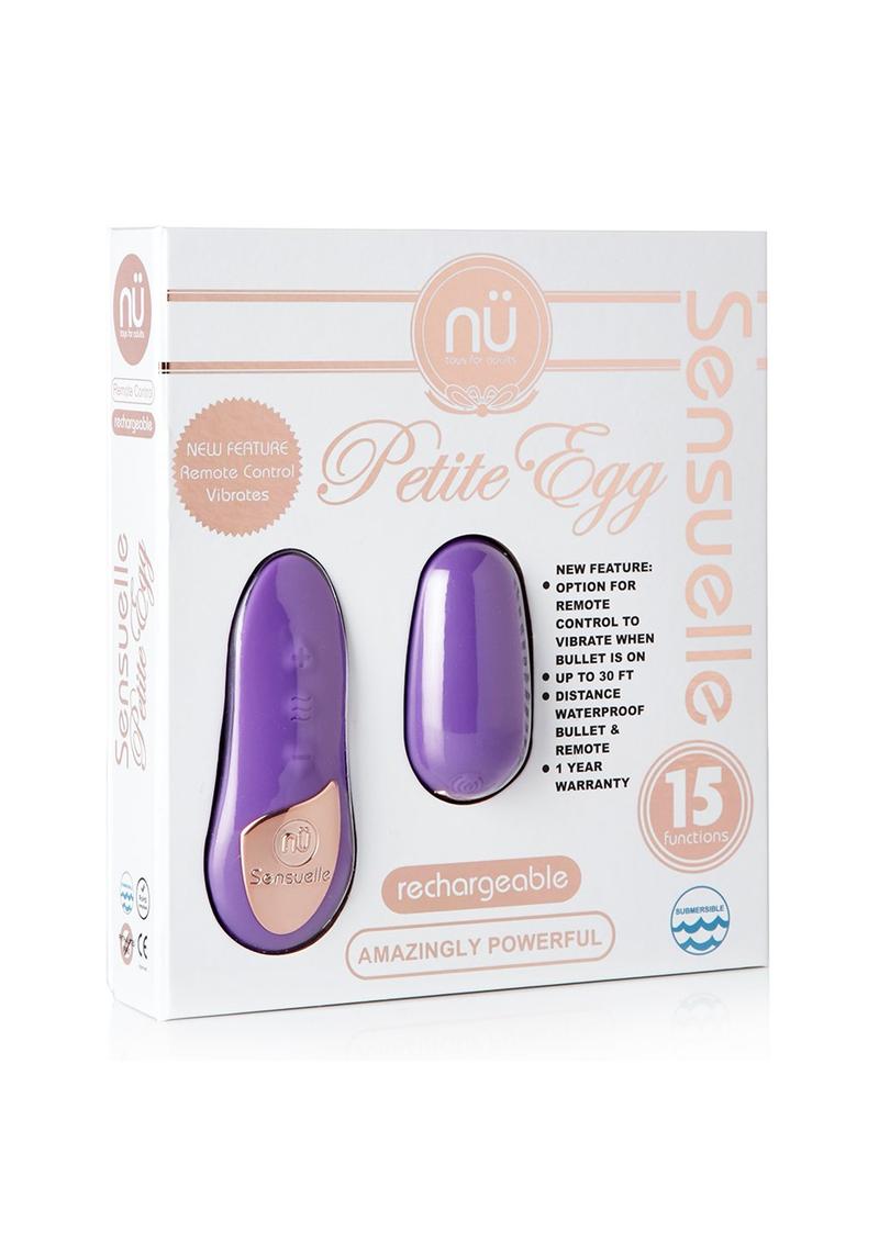 Nu Sensuelle Petite Rechargeable Egg with Remote Control