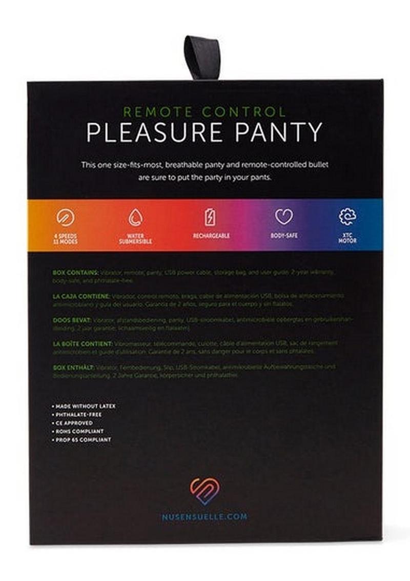 Nu Sensuelle Pleasure Rechargeable Panty Vibe