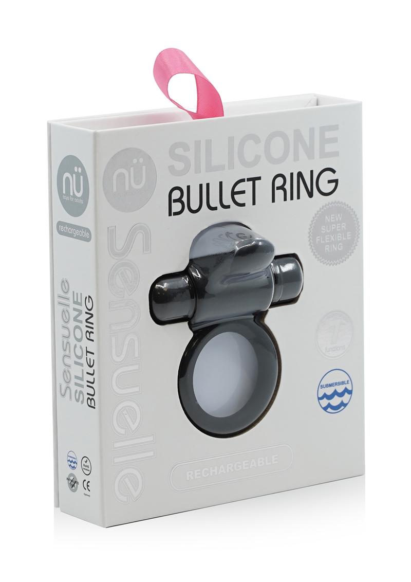 Nu Sensuelle Silicone Bullet Vibrating Ring