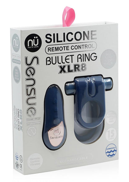 NU Sensuelle Silicone Remote Control Bullet Ring XLR8