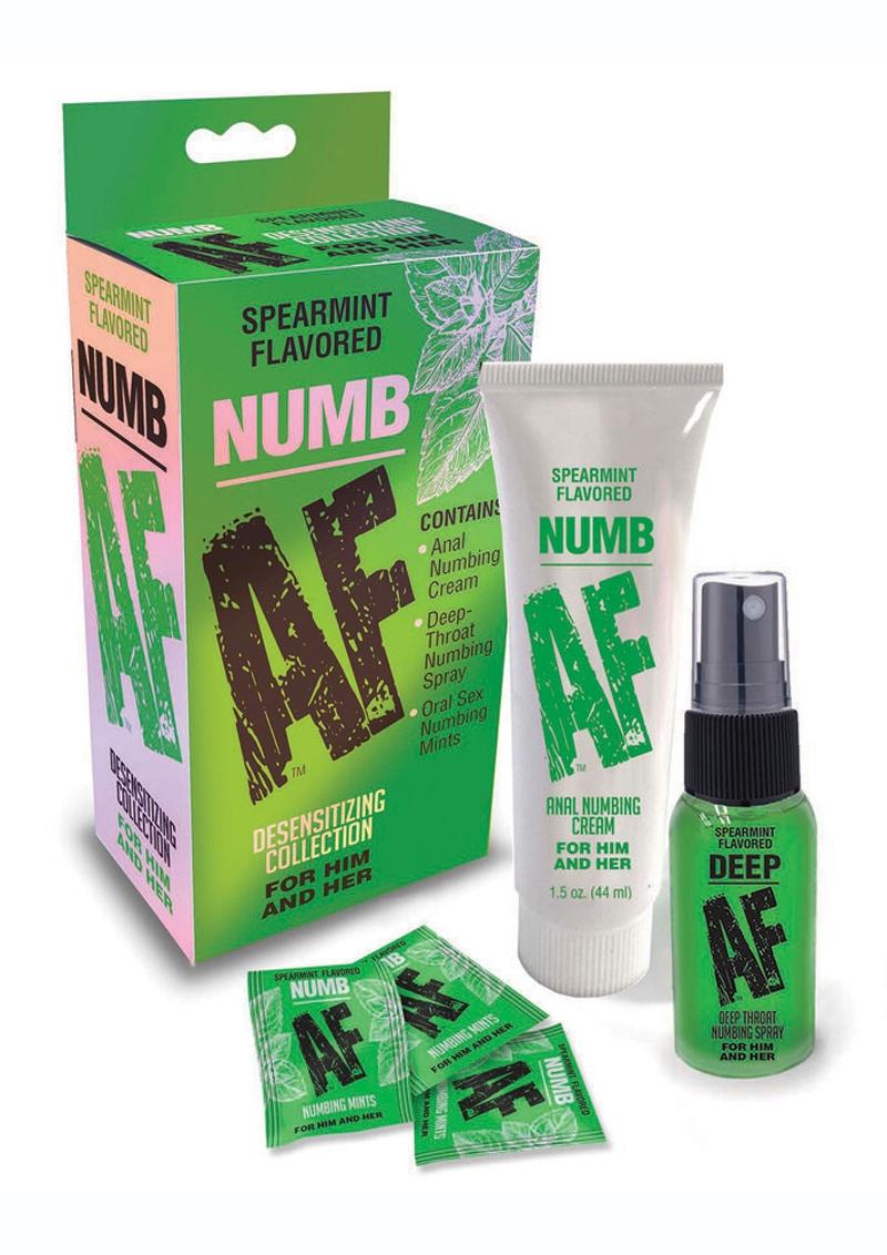 Numb AF Spearmint Flavored Desensitizing Kit Set of 3