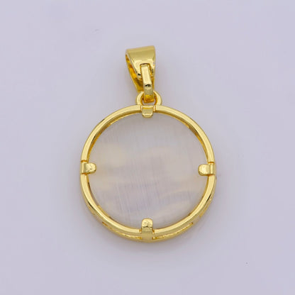 Ocean Wave Charms, Blue Enamel Wave Pendant Beach Nature Charm Coin Surfer Jewelry 14K Gold Filled Supplies