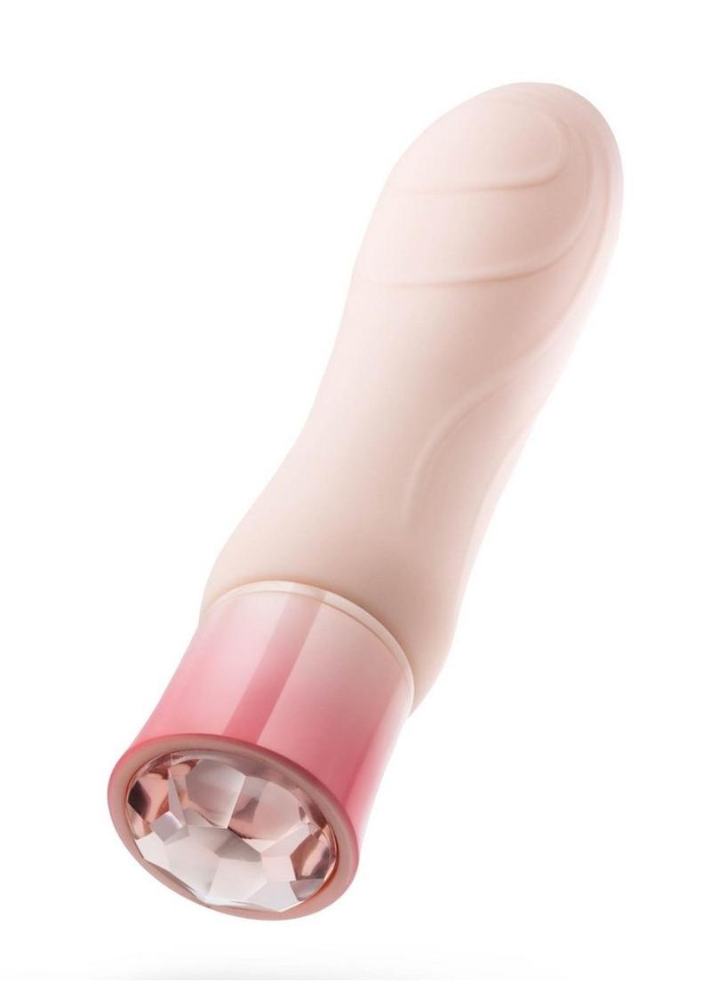 Oh My Gem Elegant Rechargeable Silicone Vibrator – Morganite