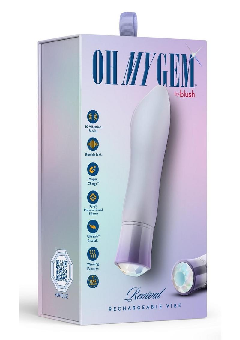 Oh My Gem Revival Rechargeable Silicone G-Spot Vibrator