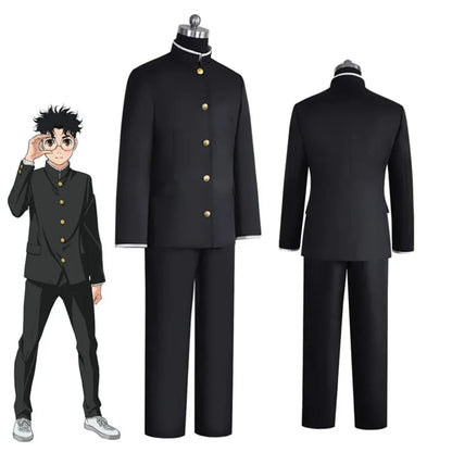 Ken Takakura Cosplay Costume – Dandadan School Uniform with Glasses