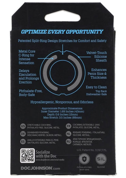 OptiMALE FlexiSteel 43mm Cock Ring