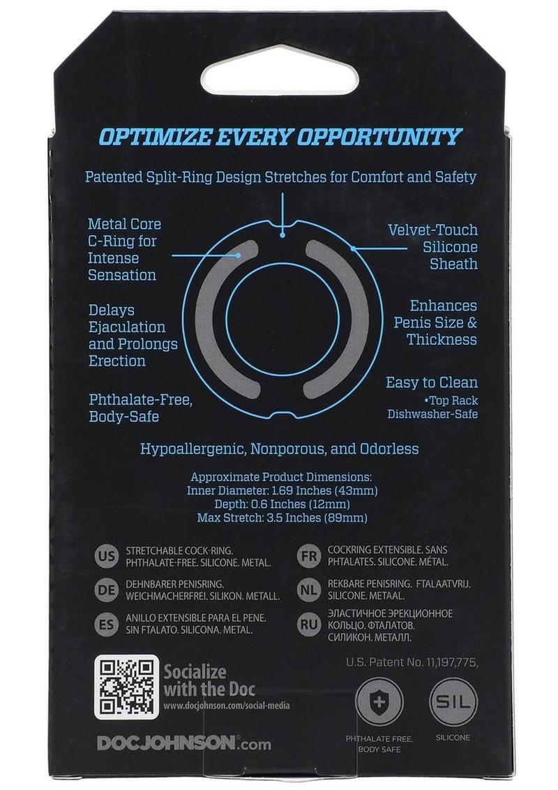 OptiMALE FlexiSteel 43mm Cock Ring