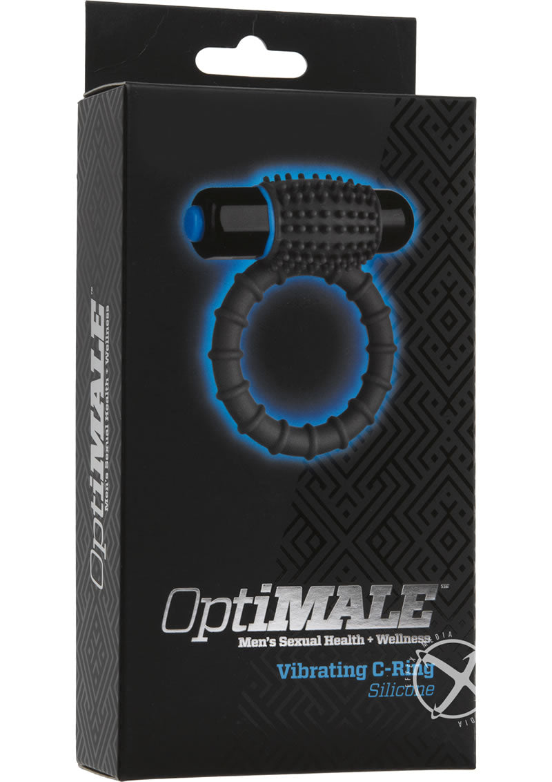 OptiMALE Vibrating C Ring with Bullet Silicone