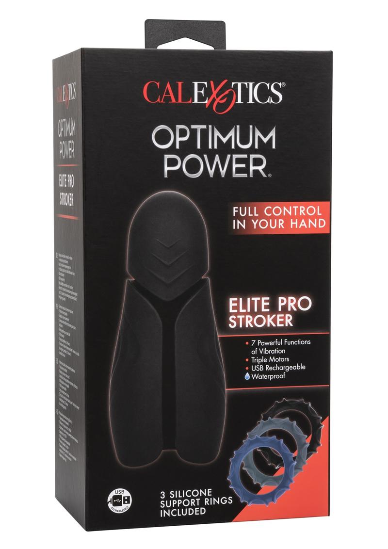 Optimum Power Elite Pro Stroker Rechargeable Silicone Masturbator