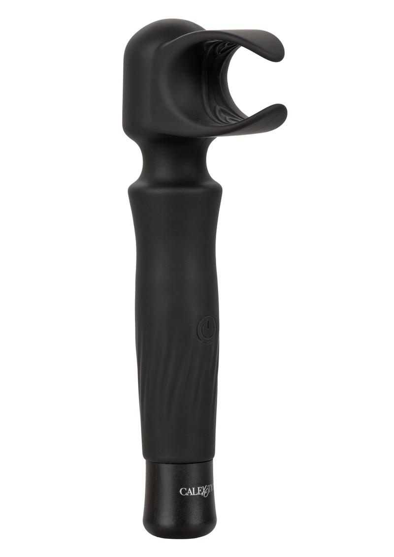 Optimum Power Masturwand Vibrating Stroker Rechargeable Black