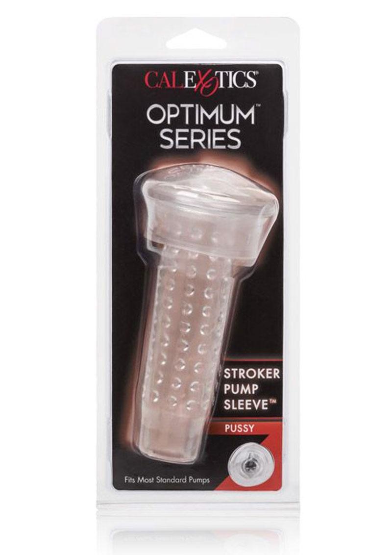 CalExotics Optimum Series Stroker Pump Sleeve Pussy Clear