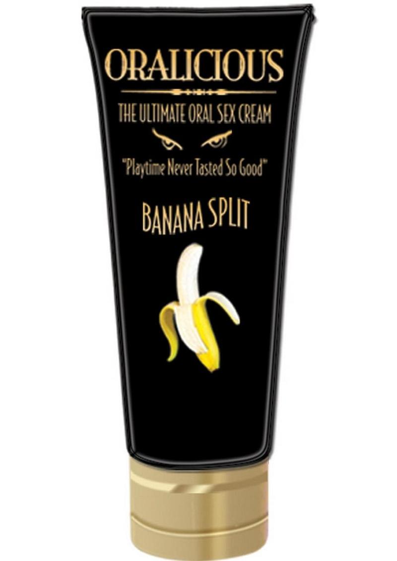 Oralicious The Ultimate Oral Sex Cream Banana Split