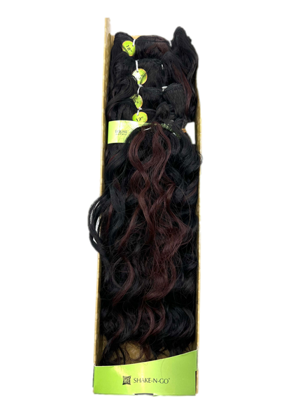 FreeTress Equal Appeal Curl Synthetic Weave, 4 Pcs with Closure