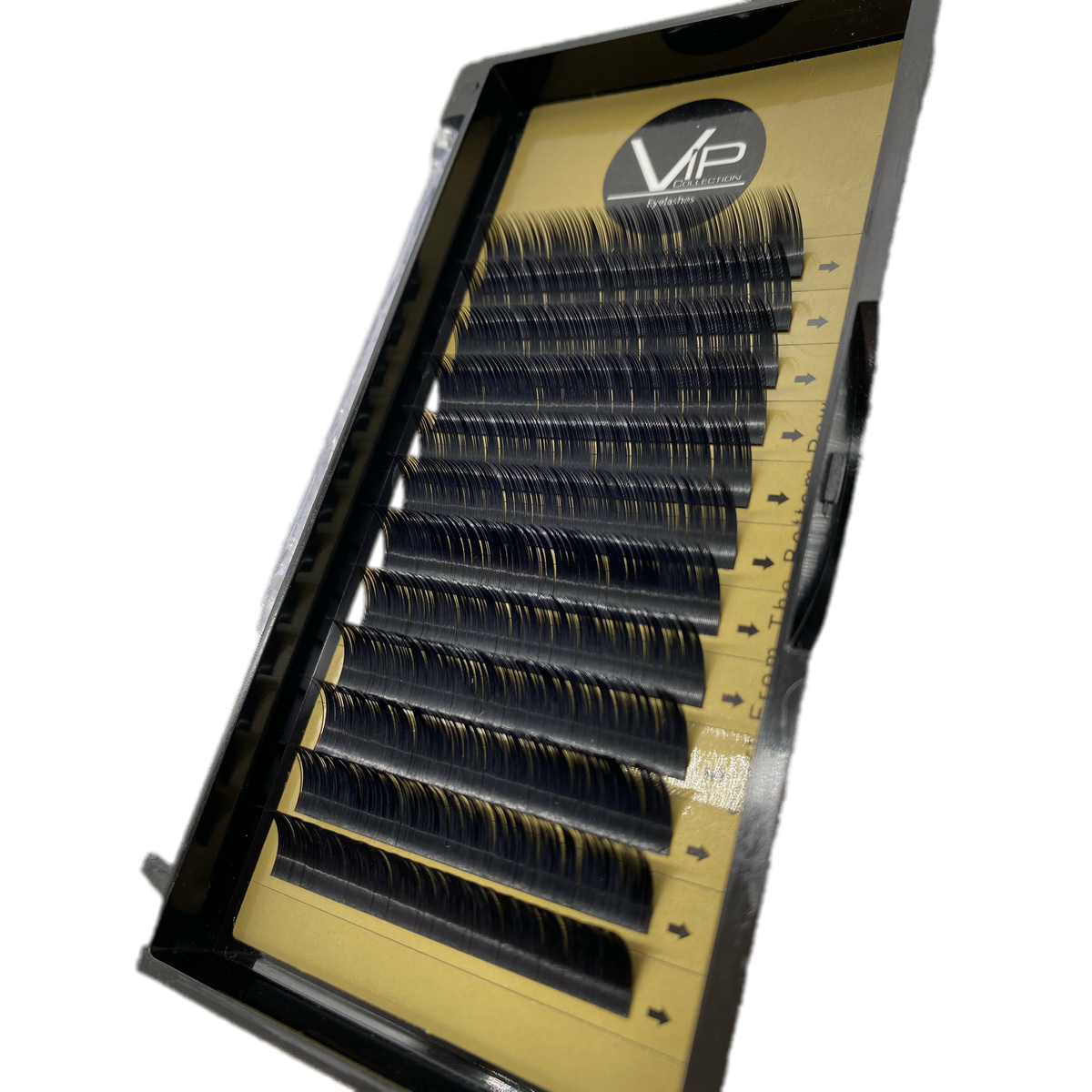 VIP Faux Mink Lash Extensions 0.15 mm B Curl | 12-Line 11 mm Tray