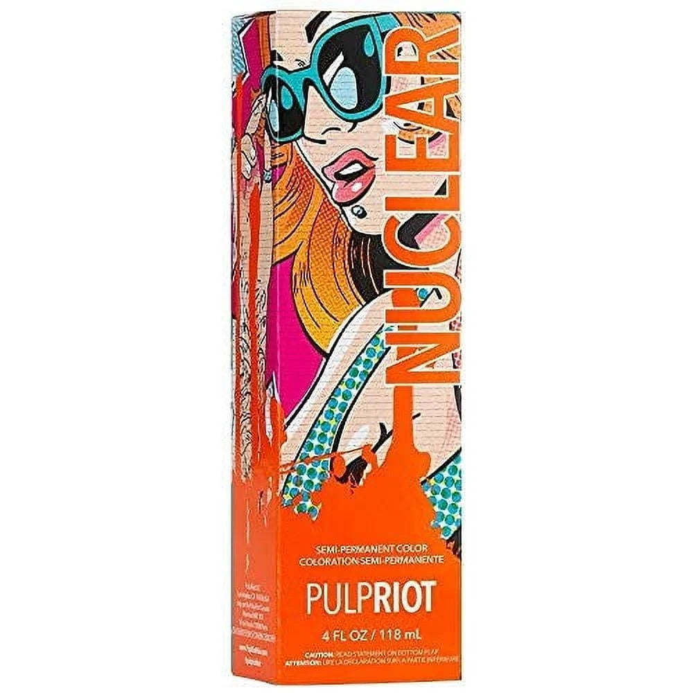 Pulp Riot Neopop Collection Semi-Permanent Hair Color Nuclear, 4 oz