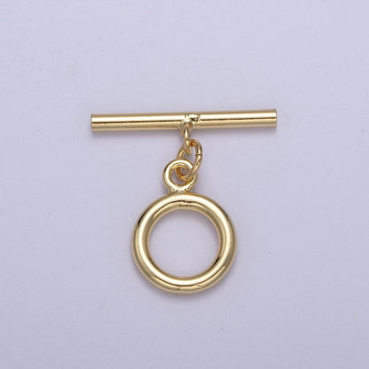 Minimalist Classic Gold Toggle Clasps Gold Filled OT Clasp Wholesale Findings | L679