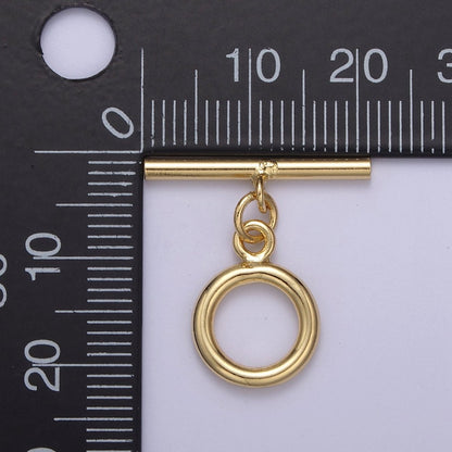 Minimalist Classic Gold Toggle Clasps Gold Filled OT Clasp Wholesale Findings | L679