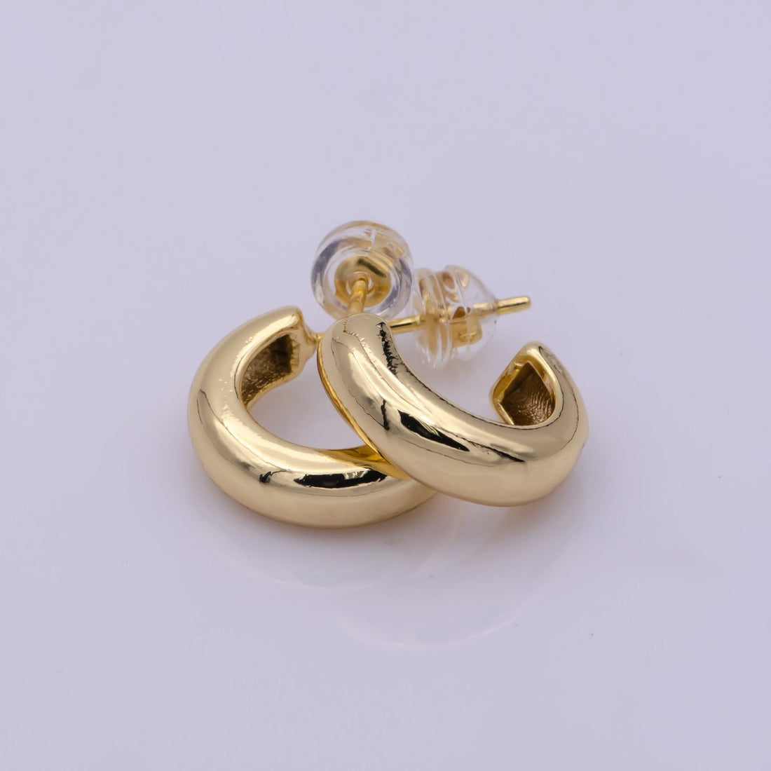 Minimalist Geometric Earrings Classic Tube Hoop Earring Gold Filled Hoop Earring Gift For Her! T-239