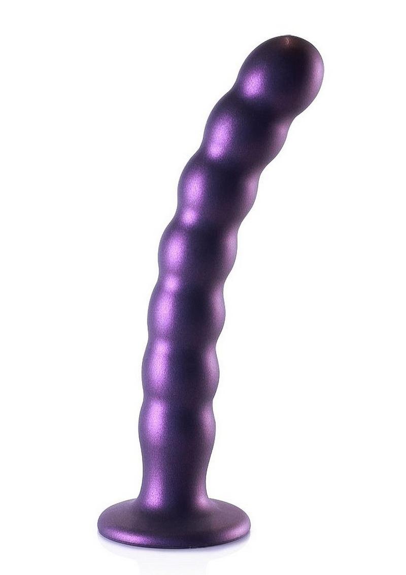Ouch! Beaded G-Spot Dildo Metallic Rose Gold
