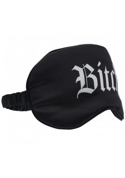 Ouch Bitch Satin Blindfold Mask