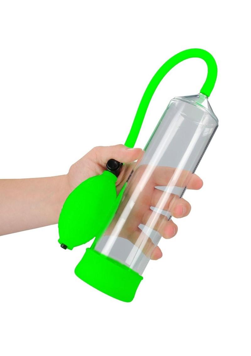Ouch! Glow in the Dark Classic Reliable Suction Penis Pump