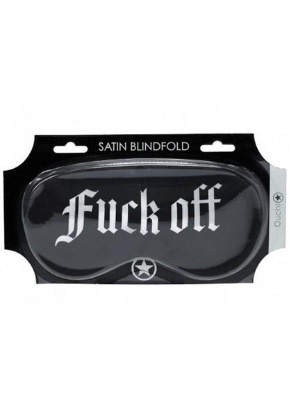 Ouch Satin Blindfold “Fuck Off”