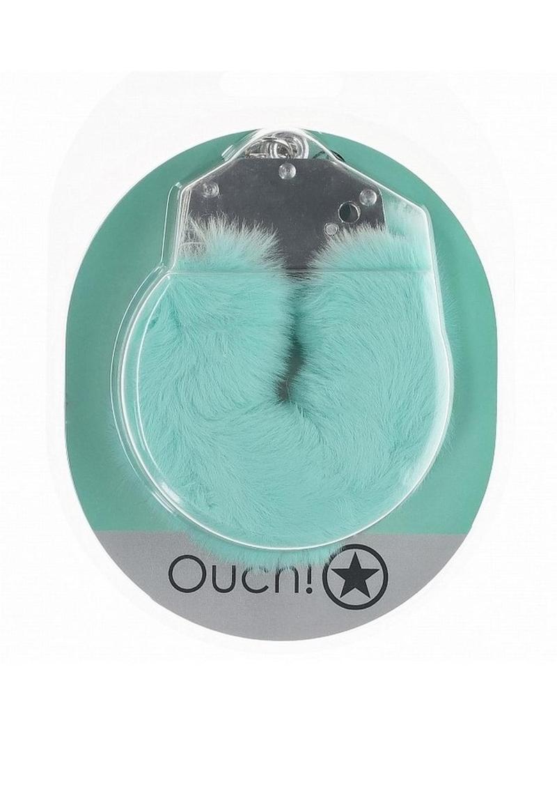 Ouch! Heavy-Duty Fluffy Handcuffs - Powder