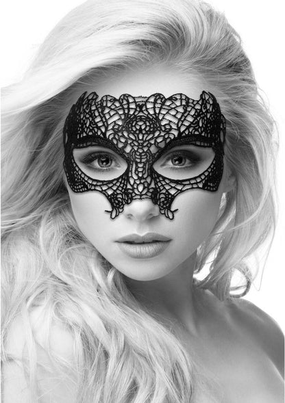Ouch! Black And White Lace Eye Mask Princess Sexy Masquerade