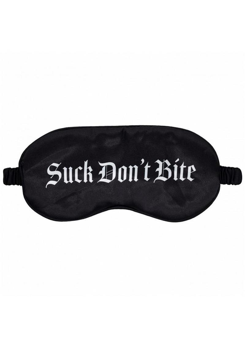 Ouch Suck Don’t Bite Satin Blindfold