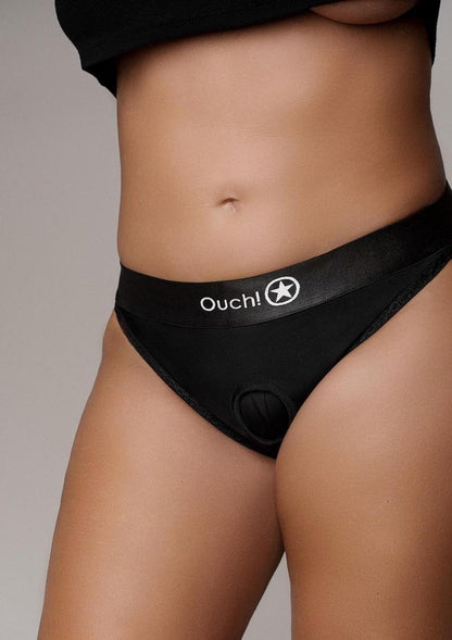 Ouch! Vibrating Rechargeable Strap-On Hipster