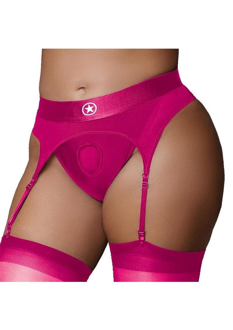 Ouch! Vibrating Strap-On Thong With Rechargeable Bullet