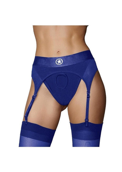 Ouch! Vibrating Strap-On Thong With Rechargeable Bullet