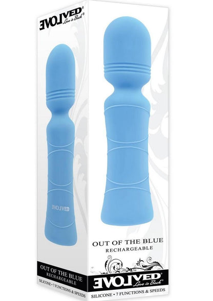 Out of the Blue Rechargeable Silicone Wand Vibrator